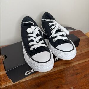 Converse Kids Black and White Sneakers